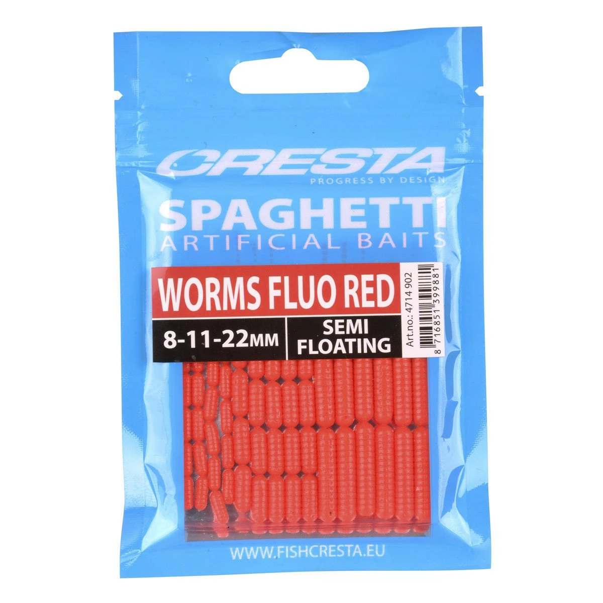 Cresta Spaghetti Worm 8-11-22 Mm 3 Cresta Spaghetti Worm 8-11-22 Mm - Afbeelding 3