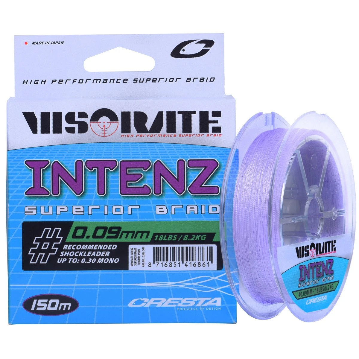 Cresta Visorate Intenz Superior Braid 150m 1 Cresta Visorate Intenz Superior Braid 150m