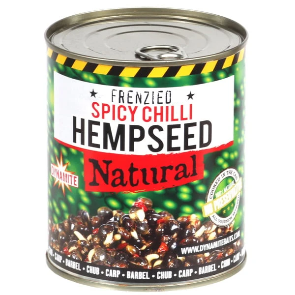 DYNAMITE BAITS Frenzied Spicy Chili Hempseed Natural 700gr 2 DYNAMITE BAITS Frenzied Spicy Chili Hempseed Natural 700gr - Afbeelding 2