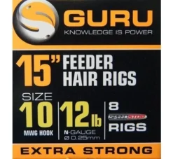 Guru 15” Feeder Hair Rig Extra Strong