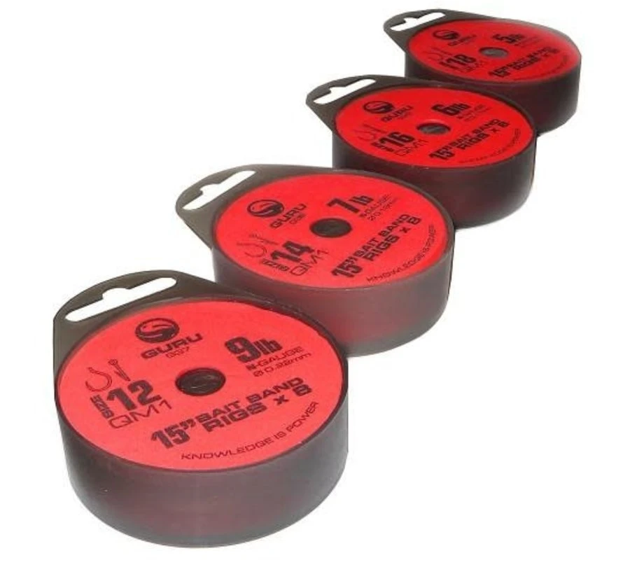 Guru 15β QM1 Bait Band Rigs 2 Guru 15β QM1 Bait Band Rigs - Afbeelding 2