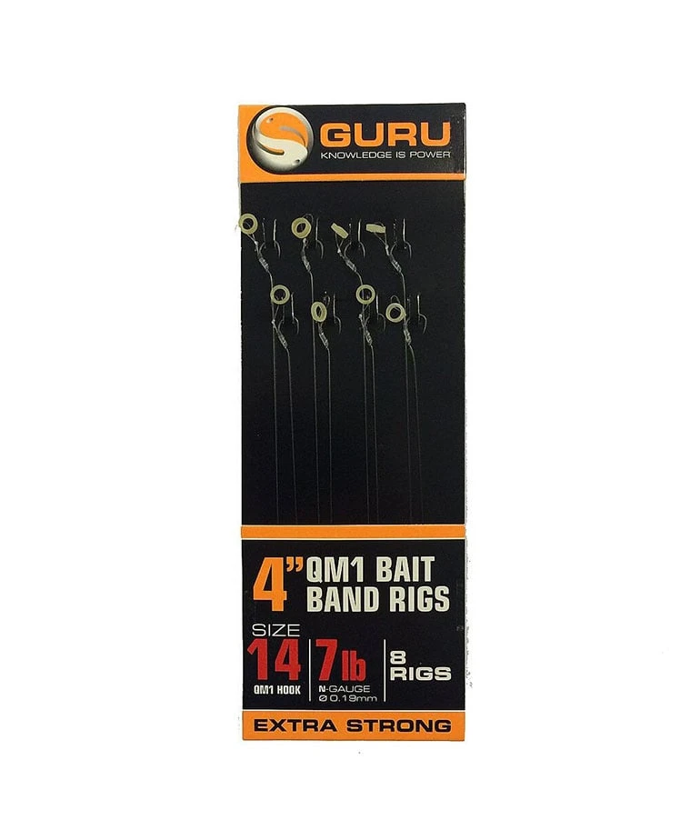 Guru 4” QM1 Bait Band Rigs 2 Guru 4” QM1 Bait Band Rigs - Afbeelding 2
