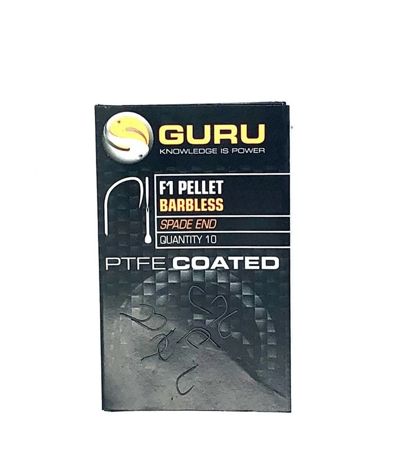 Guru F1 Pellet Barbless Spade End 1 Guru F1 Pellet Barbless Spade End