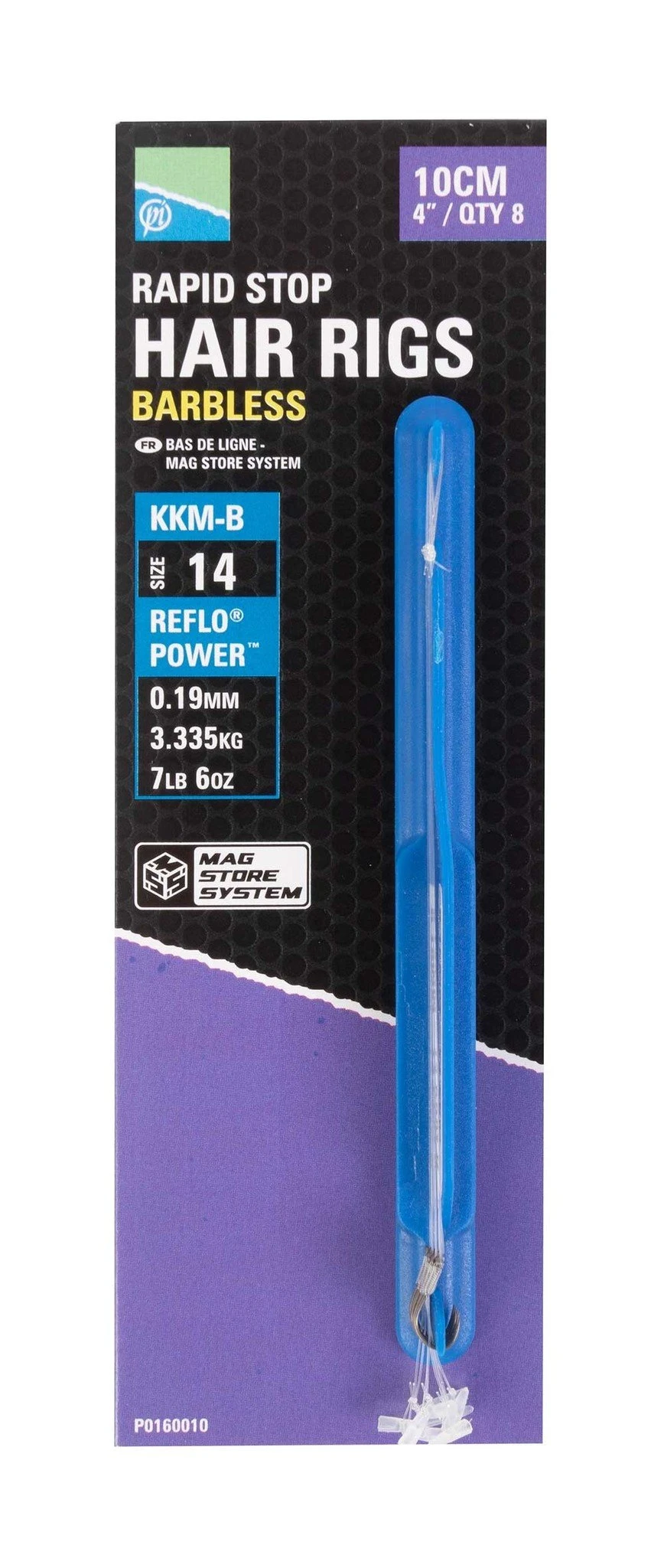 KKM-M Mag Store Rapid Stop Hair Rigs 4” 1 KKM-M Mag Store Rapid Stop Hair Rigs 4”