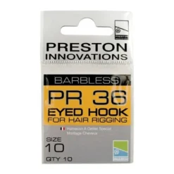 PR36 Eyed Hook For Hair Rigging Barbless
