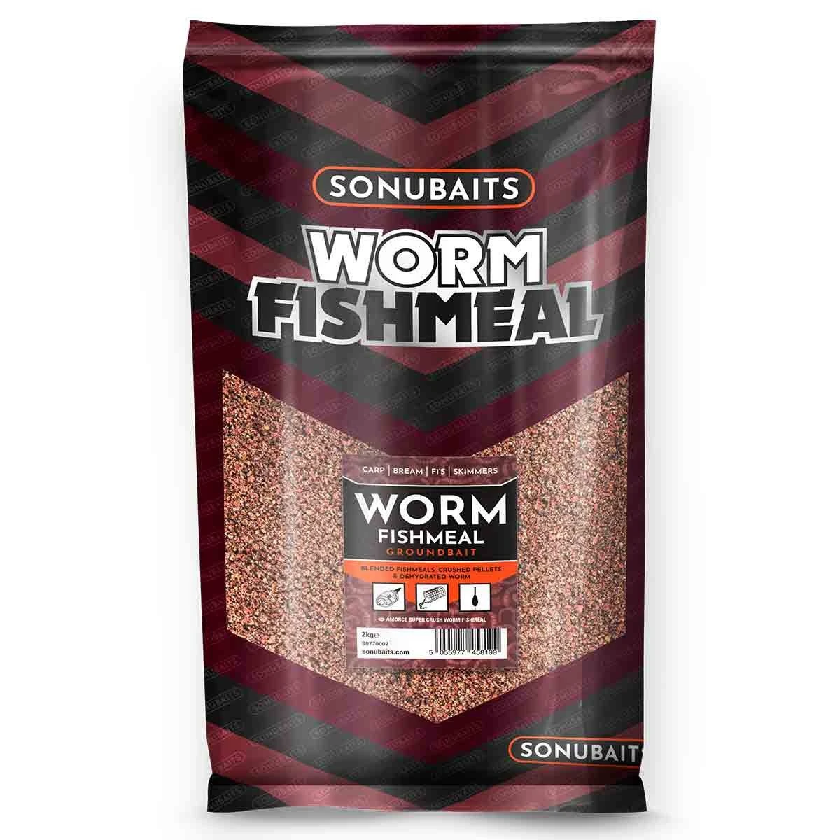 Sonubaits Worm Fishmeal Groundbait 3 Sonubaits Worm Fishmeal Groundbait - Afbeelding 3