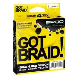 Spro GOT BRAID VISION YELLOW -Visuitrusting Winkel spro got braid vision yellow 2